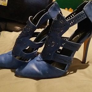 Royal blue heels